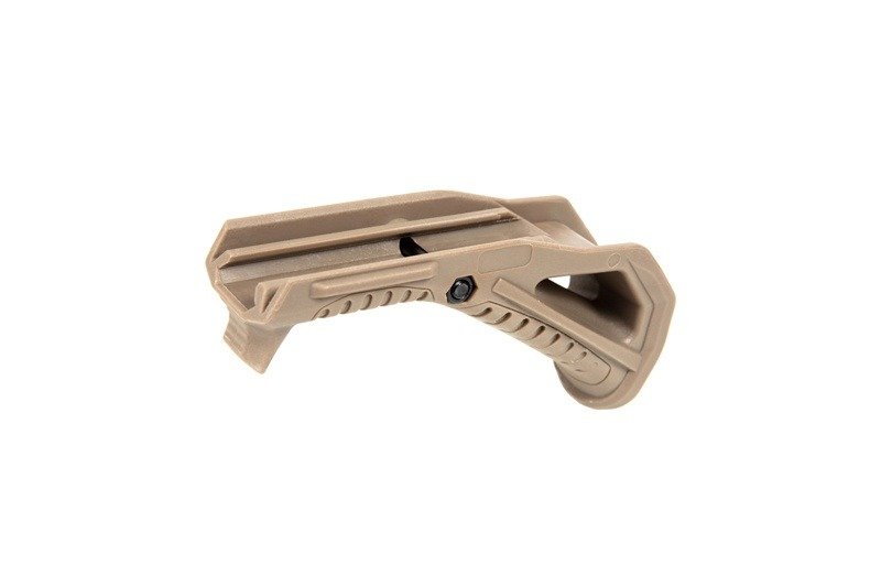 Angled forward grip pentru sina ris - dark earth